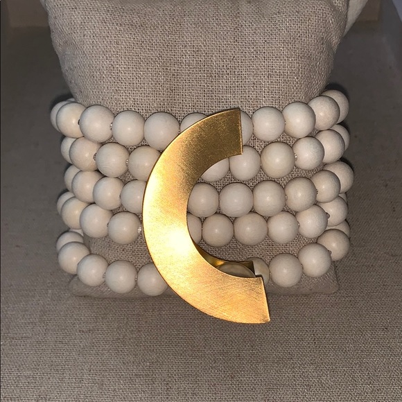 Designer Katerina Vassou Necklace & Bracelet Set 18k plated NwT - Picture 6 of 11